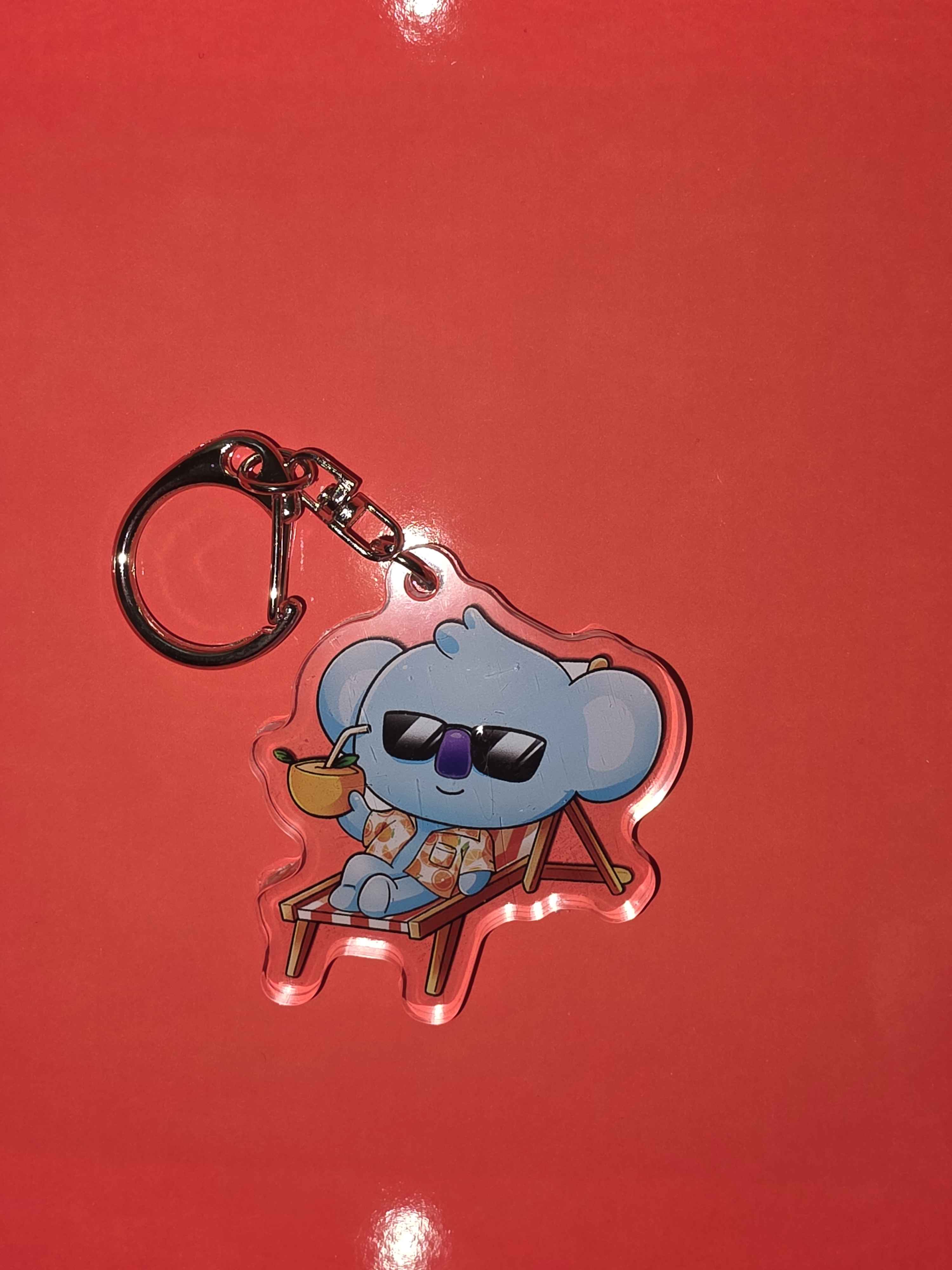 BT Army acrylic keychains