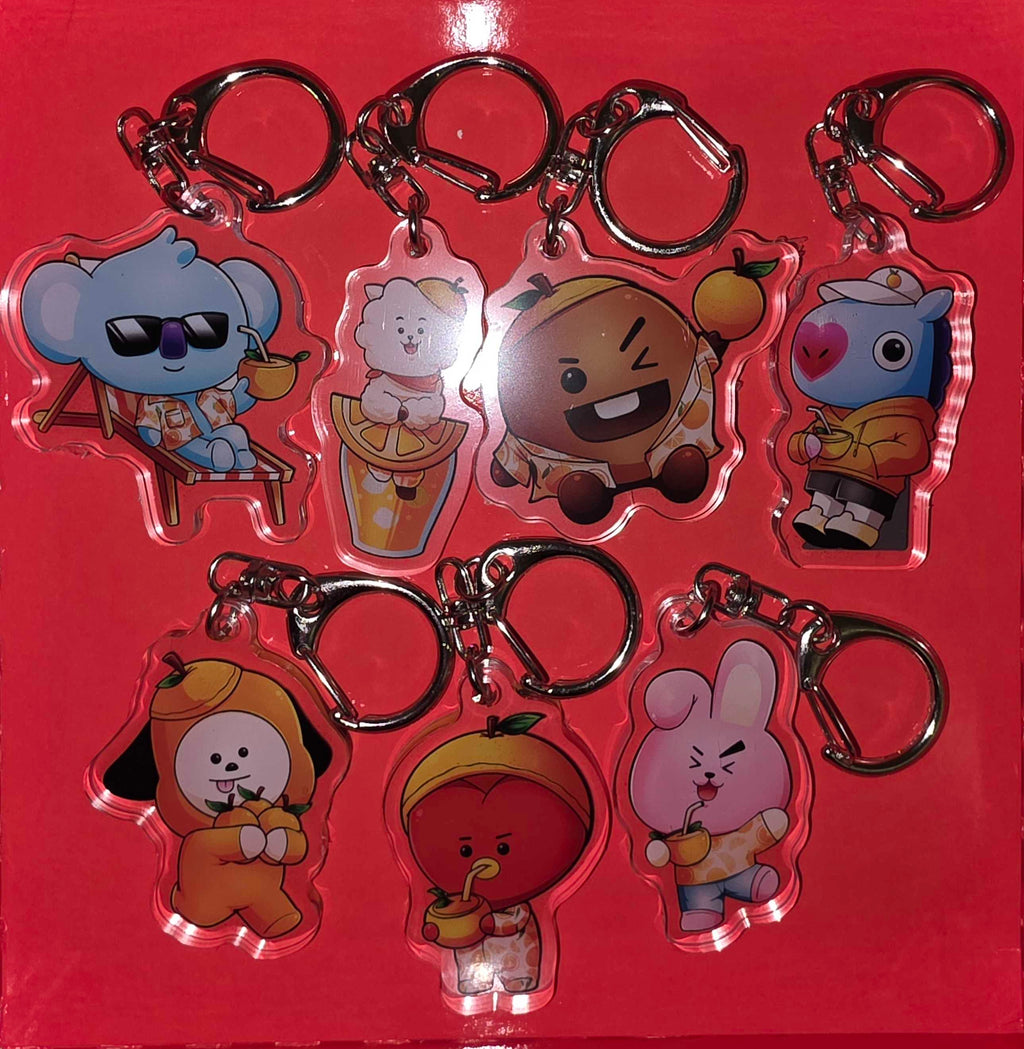 BT Army acrylic keychains