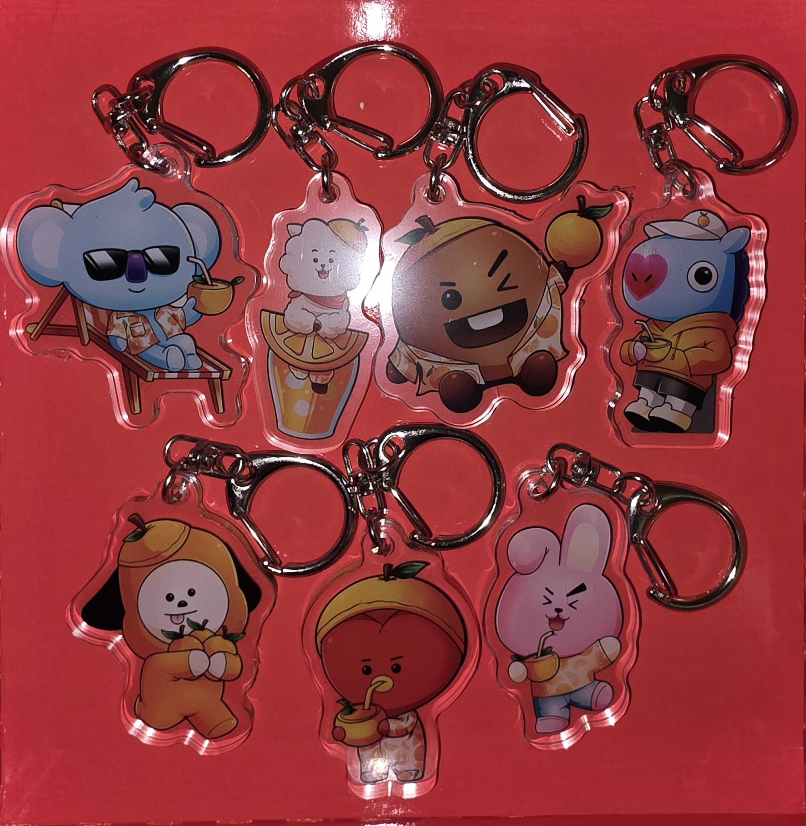 BT Army acrylic keychains